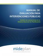 Portada Manual de Evaluación para Intervenciones Públicas